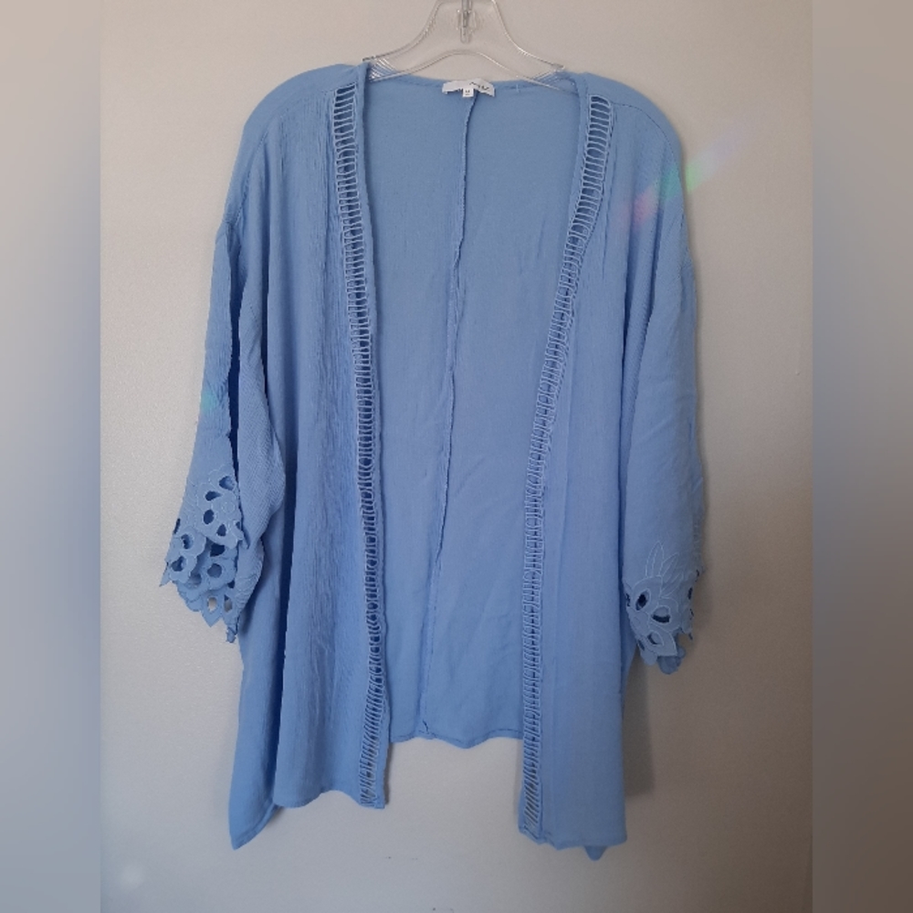 Honey Belle Blue Beach/Shawl 2X
